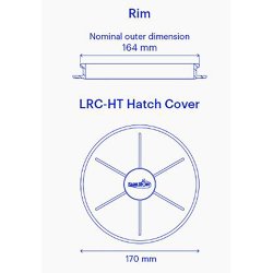 KAJAK SPORT ROUND HATCH 15 LRC-HT 