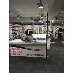 Disk for butik med glasplade