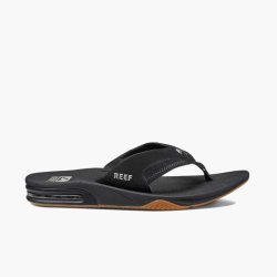 REEF | FANNING BLACK/SILVER MEN