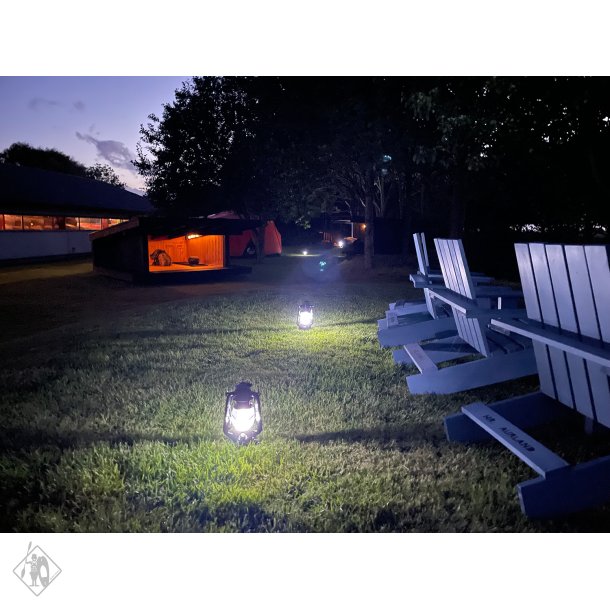 Overnat p vores hyggelige telt- og shelterplads