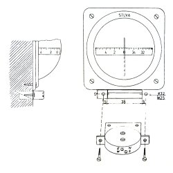 SILVA 70P Indbygningskompas | Kompas til Havkajak 