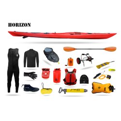 IPP 2 havkajak pakke med alt i udstyr